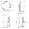 Niteangel Super-Silent Hamster Exercise Wheels: - Quiet Spinner Hamster Running