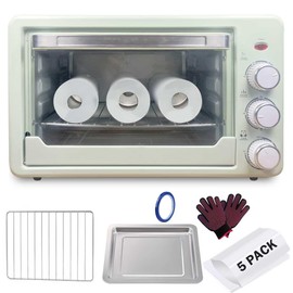 Sublimation Oven Machine, 22L 110V 1500W Convection Oven for Sublimation Blanks Mugs Tumblers Cups Water Bottles Bulk Printing with Heat Resistant Tape, Oven Glove and Shrink Wrap.