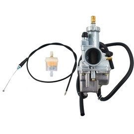 ‎labwork Carburetor and Throttle Cable Replacement for Kawasaki Bayou 220 KLF220A 1988-2002 Bayou 250 KLF250A 2003-2011