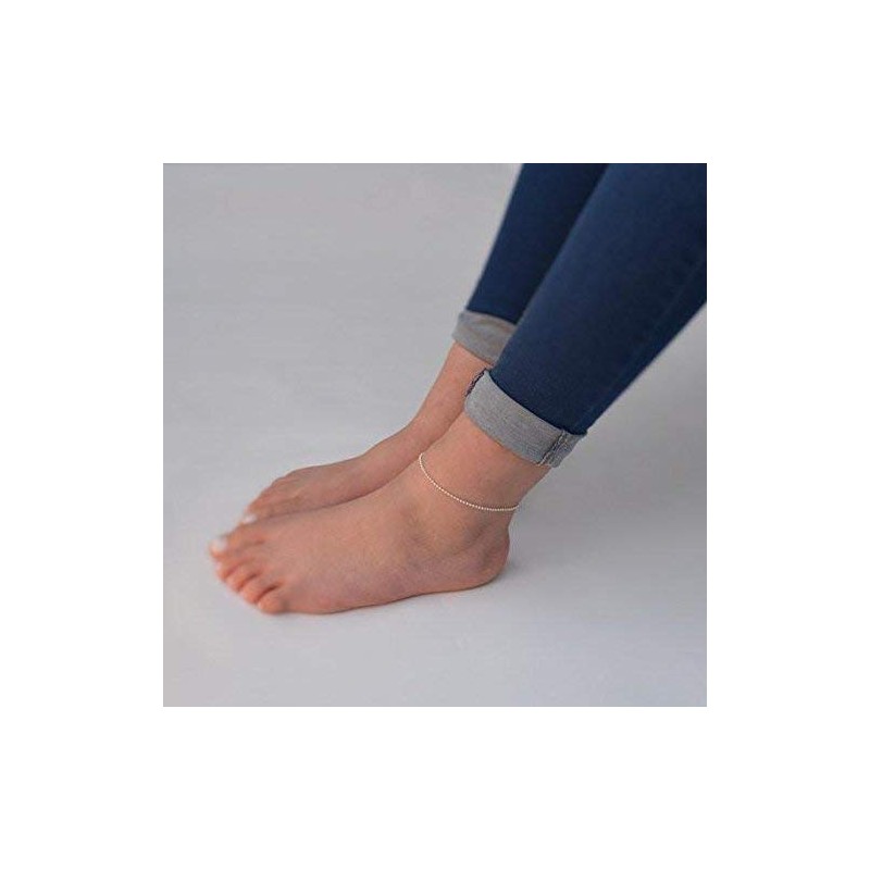 Ball Chain Anklet 952 Sterling Silver Anklet Bracelet