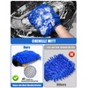 15°Curved Car Wash Brush with Long Handle Kit, 55-Inch 4-Section