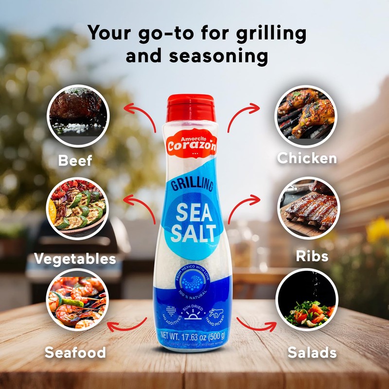 Amorcito Corazon Grilling Sea Salt 17.63 oz