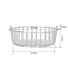 only fire #8568 Stainless Steel Charcoal Ash Basket with Handles for Big Green Egg, Minimax