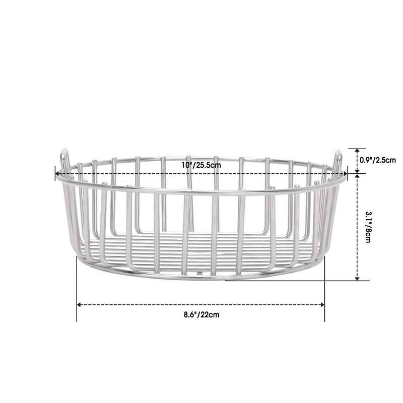 only fire #8568 Stainless Steel Charcoal Ash Basket with Handles