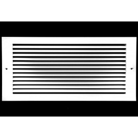 12" X 8" Aluminum Return Grille - Easy Air Flow - Linear Bar Grilles [Outer Dimensions: 13.5"w X 9.5"h]