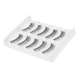 Healvian 5Pairs Lashes Lightweight Chemical Fiber Eyelashes for Stunning Eye Makeup for Cosplay Weddings and Parties