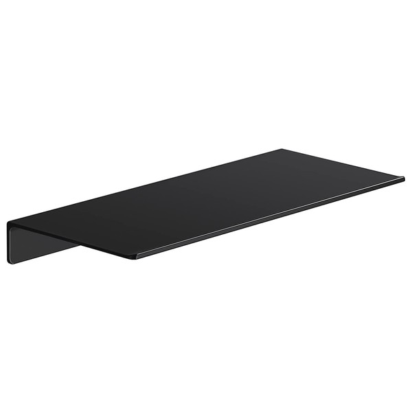 Danpoo Metal Wall Shelf, Black Floating Shelf, Small Bathroom Shelf,