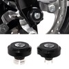 Motorcycle Front Slope Cut Axle Nut Caps Compatible for Harley