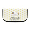 Mr. & Mrs. Panda Unicorn Night Cosmetic Bag, White, Hand