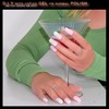 By Vixi Medium oval nail set, free glue and preparation