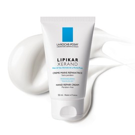 La Roche-Posay La Roche-Posay HAND CREAM, Lipikar Xerand Hand Repair Cream for Very Dry Skin, Eczema-Prone Skin & Dry Cracked Hands with Glycerin, Allantoin, Non Greasy, Water Resistant, Paraben-Free 50mL