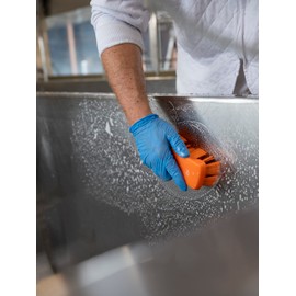 Vikan 38913 UST 6.9" Hand Brush - Stiff, Blue