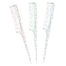 FOMIYES Essential Hair Combs Set 3pcs Rat Tail Combs Parting Tip for Styling and Coloring for Home Use