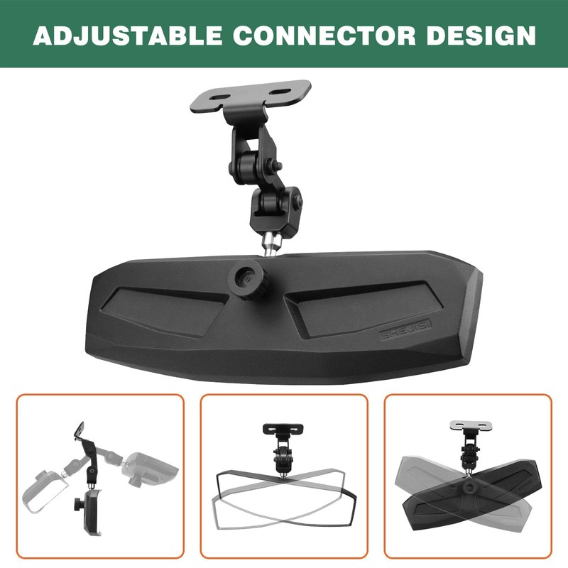 SHEJISI UTV Rear View Mirror Compatible with CFMOTO Uforce 1000/1000