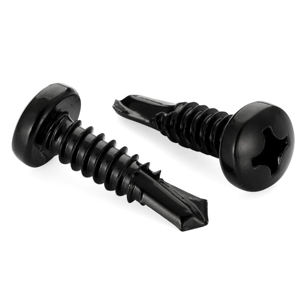 #12 X 1" Pan Head Self Drilling Screws, Phillips Drive