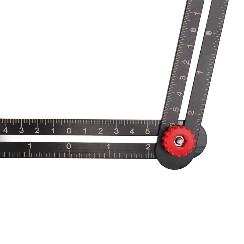 Aluminum Alloy Multi Angle Measuring Ruler Universal Opening Locator Measurement