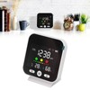White Smart Air Quality Monitor LCD Screen WIFI CO2 Temperature