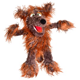 Living Puppets - Marioneta de mano de perro grande de 20 pulgadas, diseño europeo fino, ultra suave y acogedora, promueve el desarrollo infantil, certificado de seguridad, recomendado por el profesor