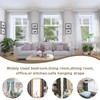 Openable Curtain Rings with Eyelets,1inch Heavy Duty Rustproof Metal Drapery