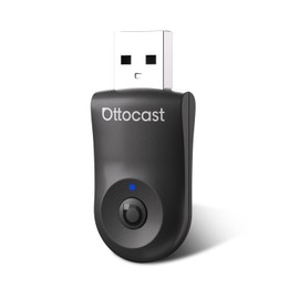 OTTOCAST Mini Wireless CarPlay & Android Car Adapter, 2-in-1 Wireless CarPlay Adapter Bluetooth, Plug & Play for iOS 10+/Android 11+, Compatible with Cars from 2016, USB-A/USB-C (Black)