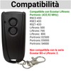 QSDIYRF 433.92MHz Rolling Code Remote Control Compatible with Ecostar RSC2