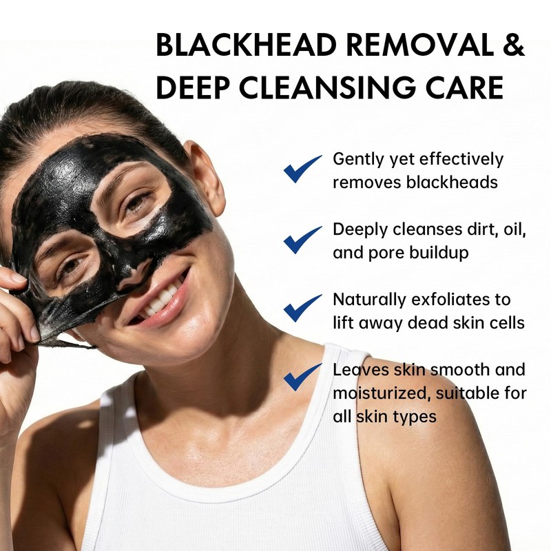 Roseblem Charcoal Blackhead Remover Mask, Peel Off Face Mask for