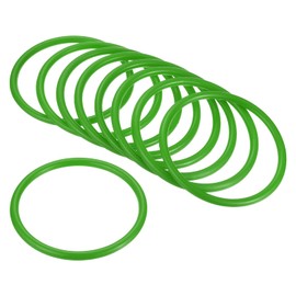 PATIKIL Carnival Ring-Toss Rings 8cm ID, 24 Pack Plastic Hoop for Outdoor Party Favor Game Booth, Green