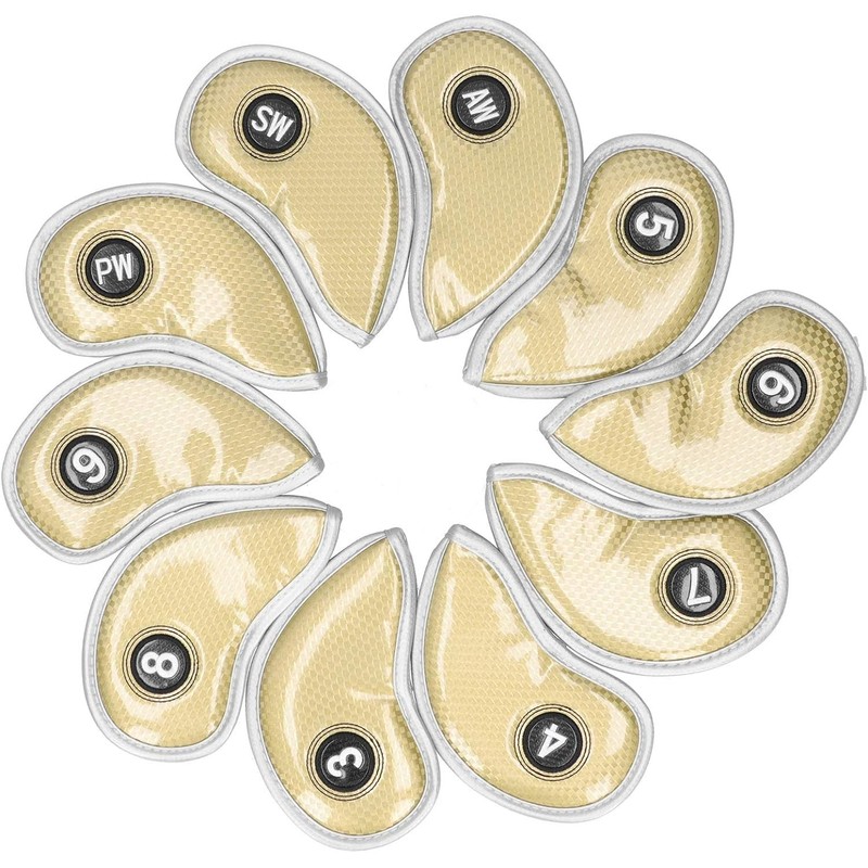 Golf Club Headcovers Irons Set 10 Pcs Club Iron Head