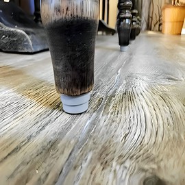 Forever Glides 1 Inch Wood Furniture Feet Pad Replacement Floor Protector Glides for Indoor or Outdoor Tables and Chairs - 20-Pack - Pewter