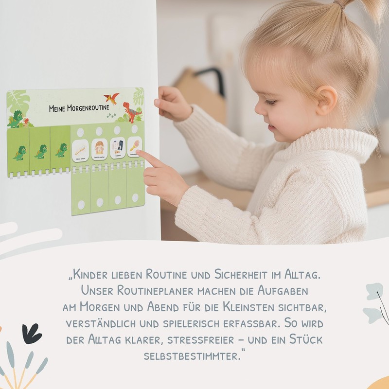 Children's Routine Planner for Morning Routine and Evening Routine -