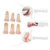 Ipetboom 6pcs Plastic Finger Splint Finger for Sprains Fractures Arthritis