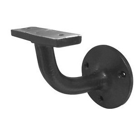 Frelan Hardware JAB91 Black Antique Wrought Iron Handrail Bracket