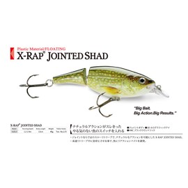 Rapala X-Rap Jointed Shad 13 cm Farbe SCRR - Scaled Roach