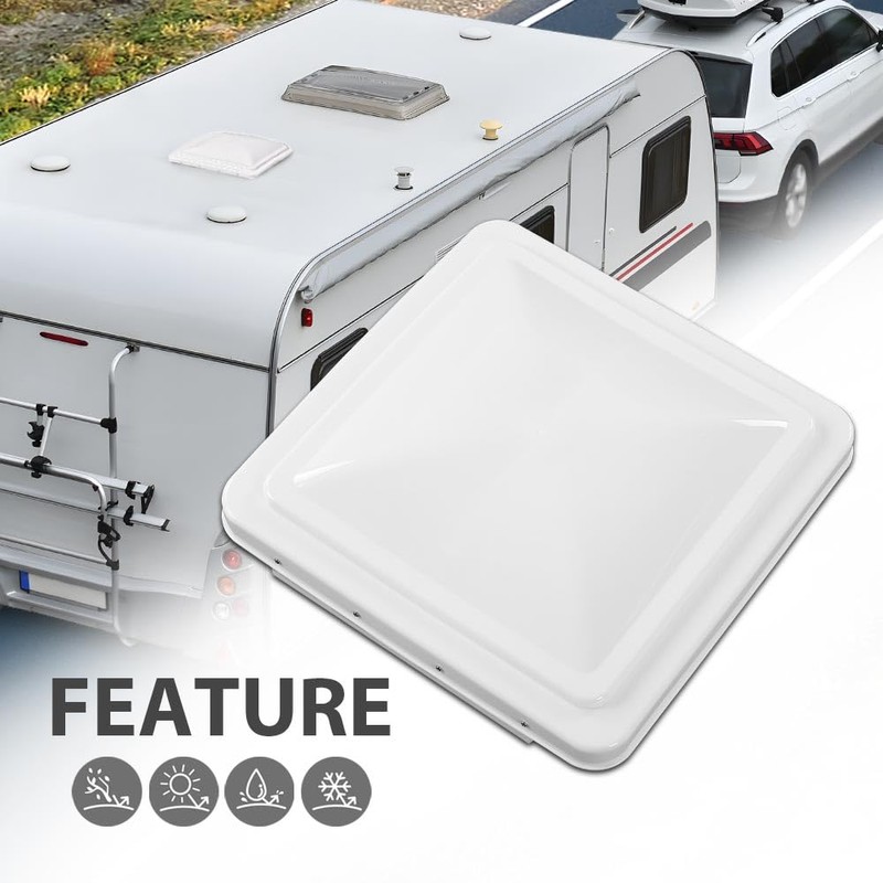 ALLGOOD Replacement Roof Vent Cover Camper RV Trailer 14" x