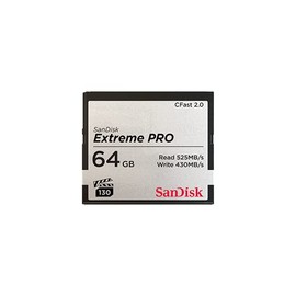 SanDisk Extreme Pro CFast 2.0 Speicherkarte 64 GB (Für Kameras und Camcorder, VPG-130 für 4K Videos, Datenübertragungs mit 525 MB/s, Schreiben mit 430 MB/s)