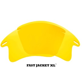 Seek Optics Replacement Lenses Compatible with Oakley Fast Jacket XL Sunglasses
