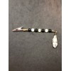 Lost Science Crystals Mizzou Tiger’s Roach Clip, Quartz Crystal Charm,