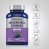 Piping Rock Resveratrol Complex | 180 Capsules | Grape Seed