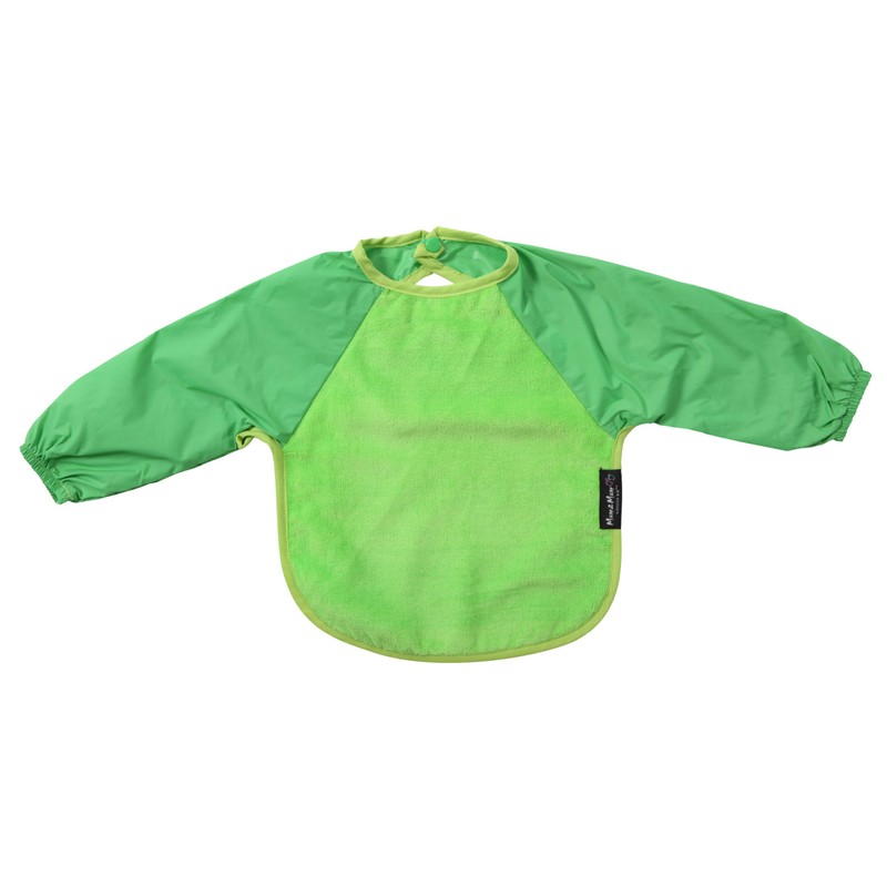 Sleeved Wonder Bib, Sz Lge, 2 pack - Lime /