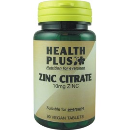 Health Plus Zinc Citrate 10mg : Mineral supplement : 90 tablets