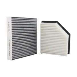 GETOPAUTO 16546-6RA0A Engine Air Filter & 27277-6RC0A Cabin Air Filter with Activated Carbon Compatible with Nissan Rogue 2021 2002 2023