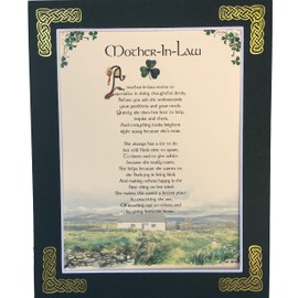 Mother-in-Law - 8x10 Family Blessing with Green Matting