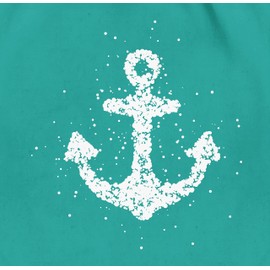 Shirtracer - Gym Bag Backpack - Art - Anchor Sailors North Sea Maritime Baltic Sea Anchor Love, 5 turquoise, Unit size