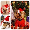 Mini Dog Santa Hat for Dogs Christmas Hat,Small Cat Santa