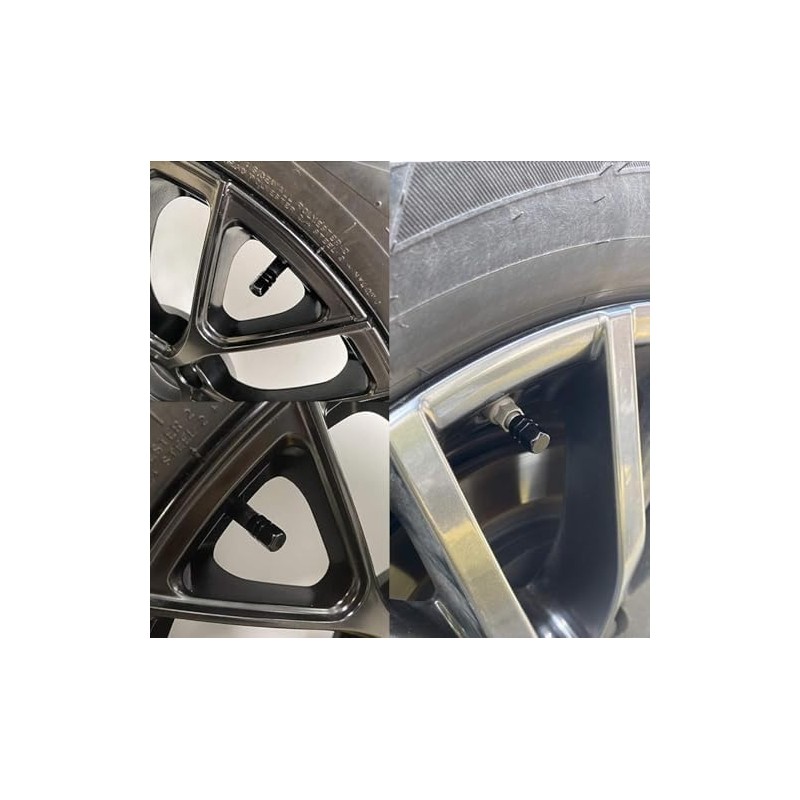 Tapon Pivote Valvula Cubre Llanta Aluminio Auto Moto 4 pieza