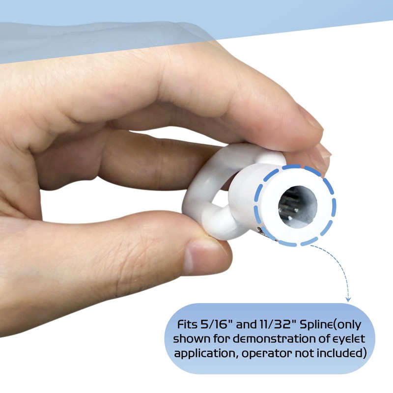 Opener Adapter for Skylight, Eyelet Adapter with Set Screw Replacement