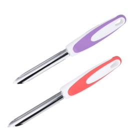 Set of 2 Zucchini Corer, Stainless Steel Chilli Corer Remover, Stainless Steel Zucchini Corer, Corer Cutter for Vegetables, Peppers, Chili, Cucumber, Vegetables