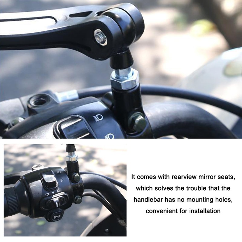 Bike Rearview Mirror Bicycle Handlebar Rear View Mirror 360° Rotatable