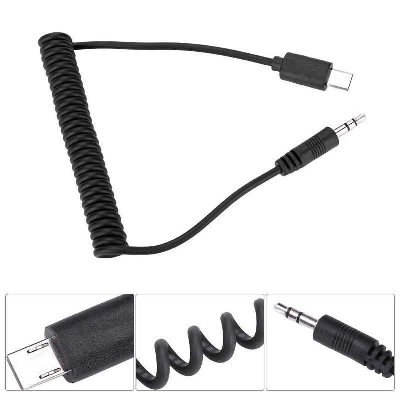 Sony S2 Cable - Shutter Release Cable For Sony,Black 3.5Mm/2.5Mm