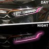 TOMALL 2 Pair Headlight Fog Light Vinyl Films Smoke Tint